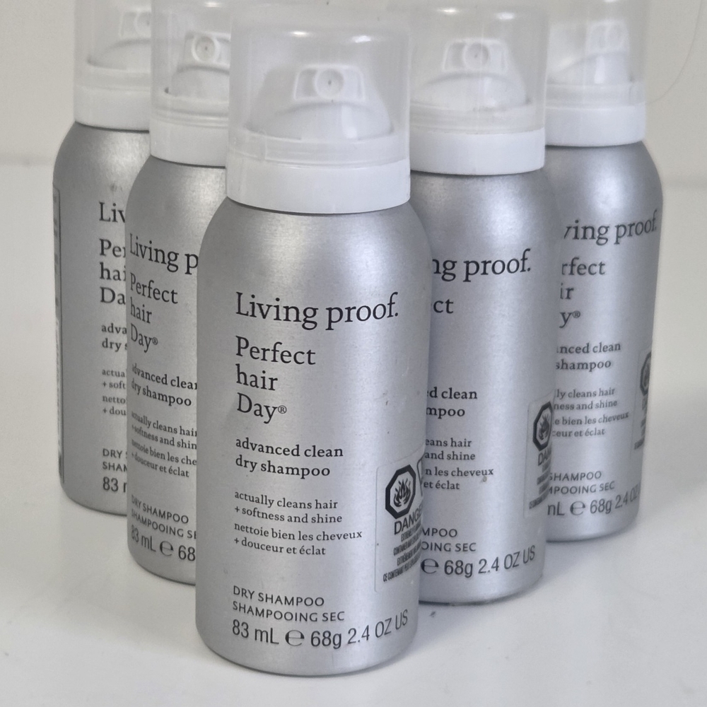 2 For 1 Travel Size!  Living Proof Perfect Hair Day Advanced Clean Dry Shampoo